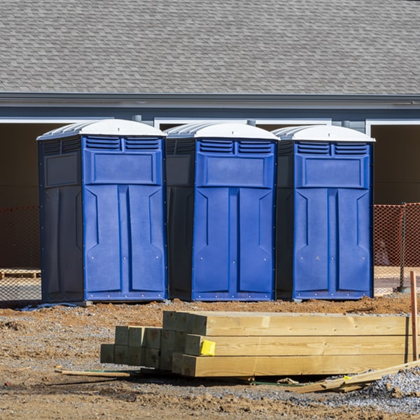 are there any additional fees associated with portable restroom delivery and pickup in Harrisburg MO